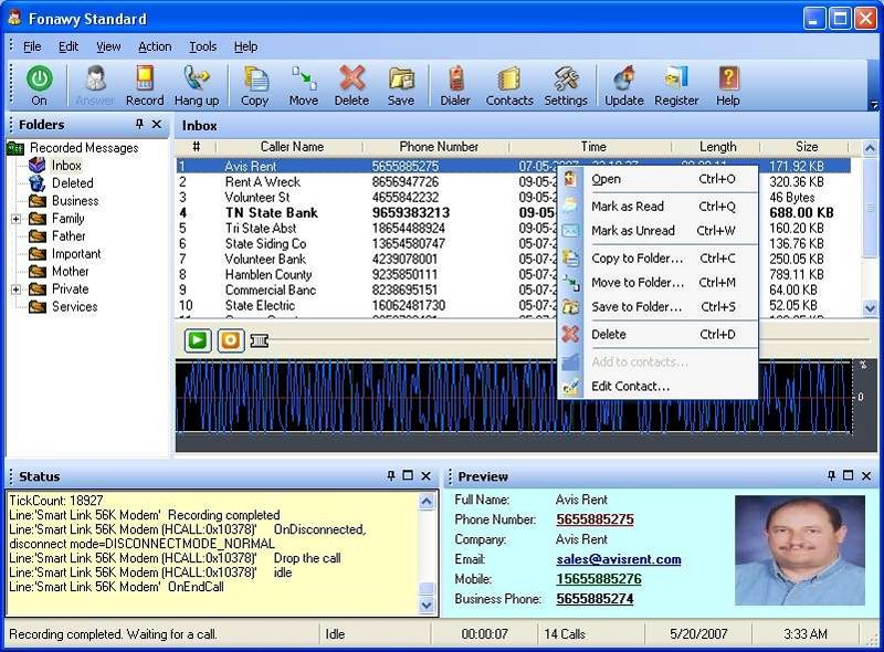 Fonawy Standard 3.00 screenshot