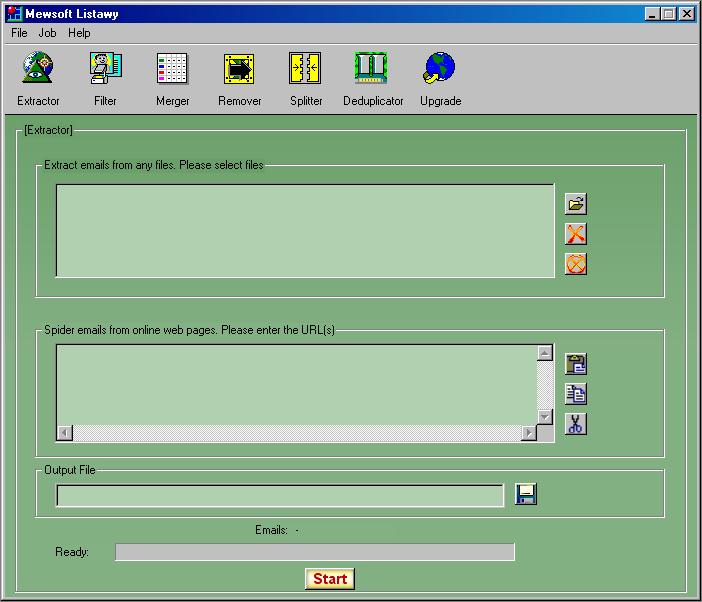 Listawy - Mail lists tools Screenshot