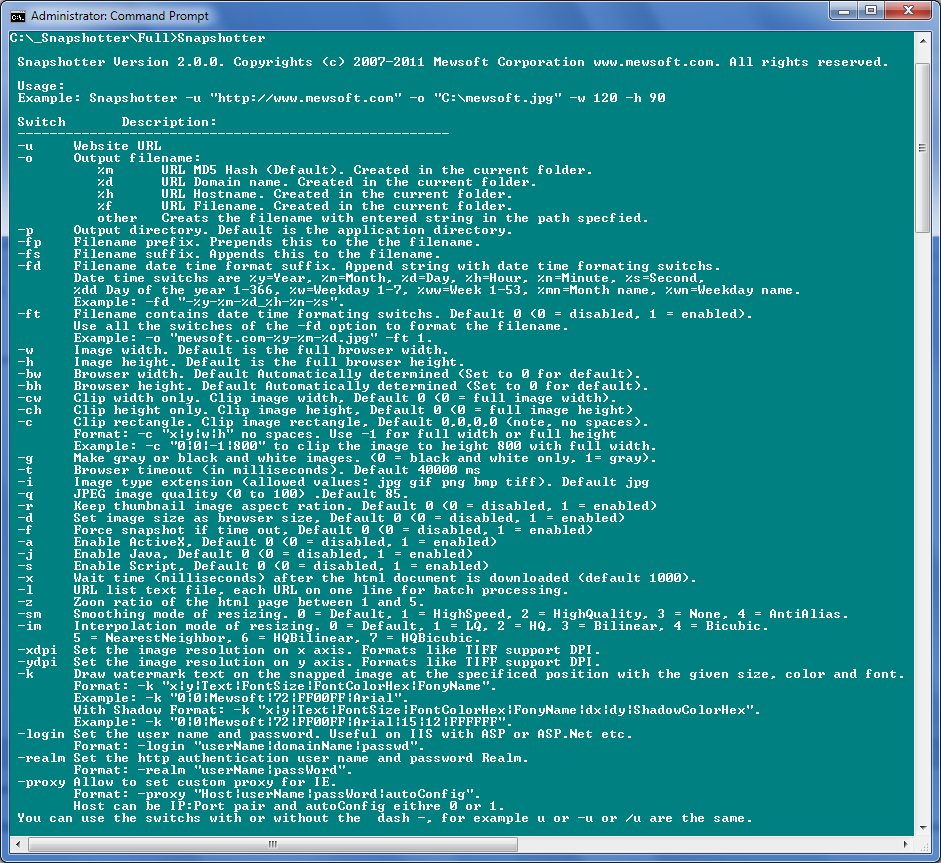 Snapshotter Screenshot